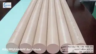 PP/HDPE/POM/PA/PPS/PEEK/PMMA Bar extruder