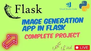 Image Generation app development in flask python