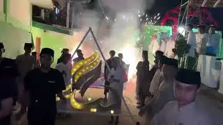 malam pembukaan wisudawan kelas akhir Al Ulya 3 ABABIL bersama drom band Al karomah