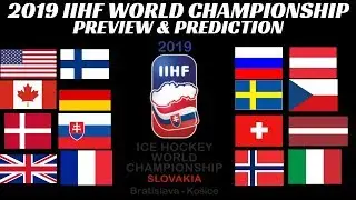 2019 IIHF World Championships Preview + Predictions