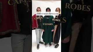 Cloak? Cape? Robe? What&rsquo;s the difference? 🤔