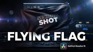 Как анимировать любую картинку как флаг в DaVinci Resolve 19 | Flying Flag