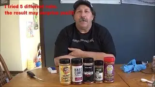 I tried 5 different rubs. this is what i think ..