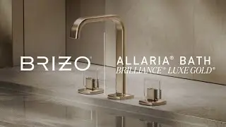 Allaria&reg; Bath Collection by Brizo&reg;: Brilliance&reg; Luxe Gold&reg; / Clear