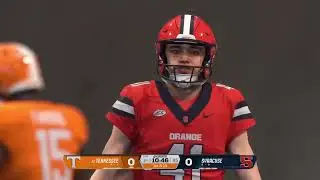 Syracuse Orange vs Tennessee Volunteers. EA Sports College Football 26 Dynasty Mode game