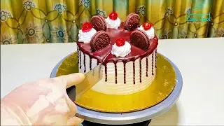 chocolate fudge making ideas | trending chocolate cake designs | how to make a cake.