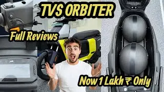 TVS Orbiter Electric Scooter Now in Showroom ⚡ | Lowest Price Just ₹1 Lakh Only! 🔥 #electricscooter 