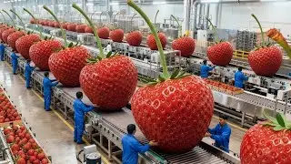 Strawberry Jam Factory Tour: From Fresh Strawberries to Packed Jars (Full Process)