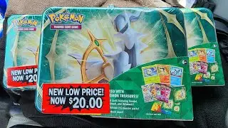 Opening 3 Arceus Collectors Chests - Discount Pokemon Cards At Walmart