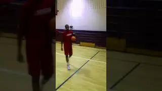 Dj practicing his dunking! Dec. 25, 2013