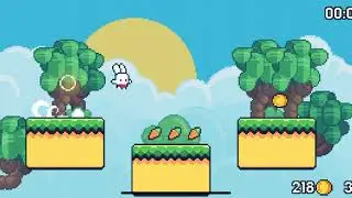 Yeah Bunny 2: World 1 1:18 Speedrun