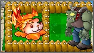 Fire Cat Tail Vs  Tall-nutt Vs All Zombies Vs Gargantuar Vs Dr. Zomboss  Plants Zombie