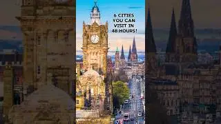 6 European cities you can actually explore in 48 hours #travel #europe #citiesforyou