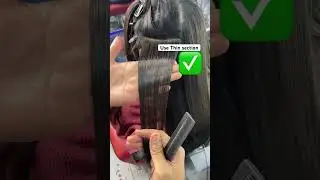 💈 how to use section for haircut for ironing ✂️ #hairknowledge #hairideas #yoytubeshorts #trending￼
