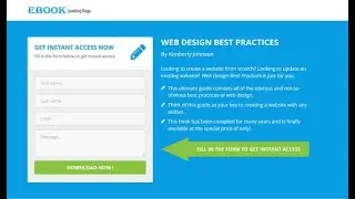 EBook Landing Page &ndash; Best Template For Sell Your Books Online