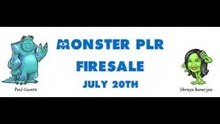 Monster PLR Firesale Review || Monster PLR Firesale Demo & Bonuses