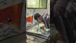 Production process #metalwork #art #stickwelding #metalart #diy #walding #welding