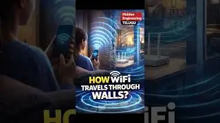 How WiFi Travels Through Walls?! 🤯📡 | Telugu Engineering Facts