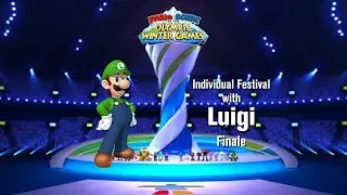 Mario & Sonic at the Olympic Winter Games Festival Mode Individual (Luigi) Finale