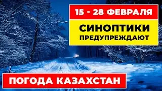 Синоптики ПРЕДУПРЕДИЛИ ❗ Погода в Казахстане во второй половине февраля