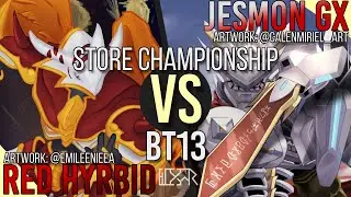 Red Hybrid vs Jesmon GX Turbo [Digimon TCG BT13 Fanboy3 Store Champs] Match Commentary