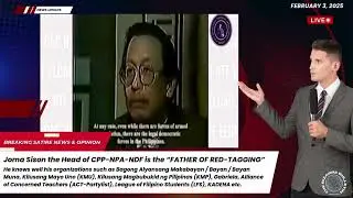 Joma Sison the Head of CPP-NPA-NDF is the &ldquo;FATHER OF RED-TAGGING&rdquo;