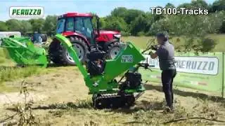 TB100 Tracks wood chipper Peruzzo