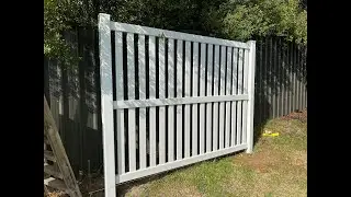 Как установить вертикальный забор из ПВХ-штабеля &mdash; Outback Fencing