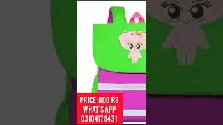 School bags for children only 800 Rs #shortfeed #bags #schoolbags #collegebags #trending #foryou