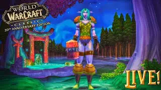 Classic WoW Anniversary Druid Leveling (LIVE) #worldofwarcraft  #gaming #viralvideo  #warcraft