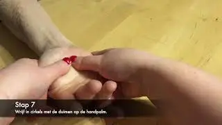 Een eenvoudige handmassage