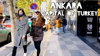 Ankara, Capital Of Turkey, Tunali Hilmi Street Walking Tour - DEC 2021