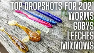 Best Dropshot Lures for 2021! Roboworm, KVD, and more!