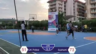 BASKETBALL MATCH | Subharti Vs UK Police | Semi Final 1