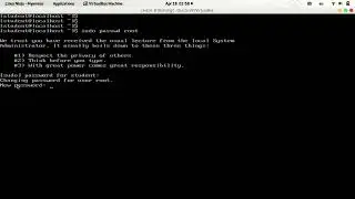 28 reset root password with sudo user red hat, centos, fedora, ubuntu, kali