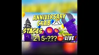 🔴LIVE   -  Anniversary Mega Crab 2025 |  Stages 215-???  |  Boom Beach