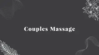 Couples Massage