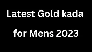 Men&rsquo;s kada designs from Tanishq | Light wt Gold kada for gents | Gold kada |Gold bracelets for Men&rsquo;s