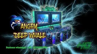 2020 Newest Hot Texas,NC Angry Deep Whale Fishing Game Machine,100% Taiwan Program Fishing Game