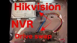Swapping out hard drives on Hikvision NVR DS 7600 series