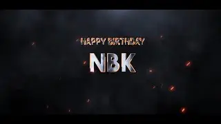 Nandamuri Balakrishna Birthday special video || MA CREATIVE