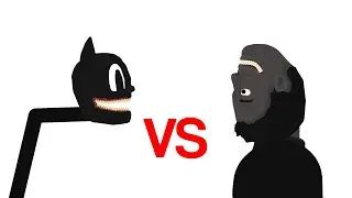 Cartoon Cat vs The Man With The Upside Down Face | StickNodes | ESPECIAL PARA WHITE TUBBY ANIMS