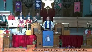 Memorial United Church 2025 12 07