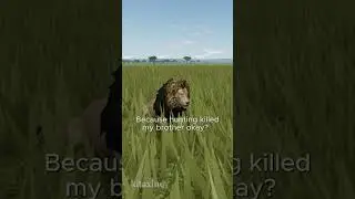 I ATE YOUR BROTHER || #wildsavannah #lion #edit #skit #roblox #aaa #shorts #hyena #lioness