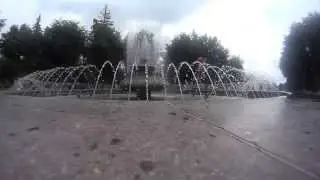 Transforming fountain in Kaluga