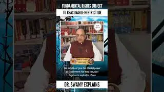 Fundamental Rights subject to reasonable restrictions