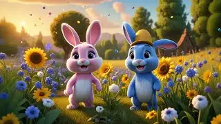 Five Little Bunnies Count to Ten | Bunny Counting Song for Kids | Nursery Rhymes and Baby Songs