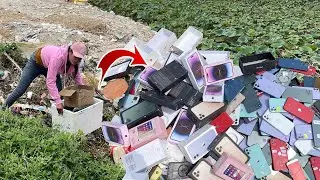 Ого... Мы нашли кучу iPhone 11, 12, 13, 14 и других на свалках!... но...! Восстановите iPhone X