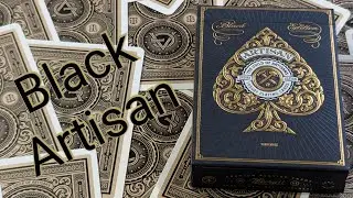 Daily deck review day 467 - Black Artisan playing cards by Theory11