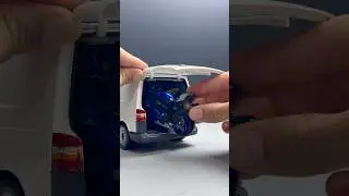 Volkswagen Transporter Loading Motorcycle  #car #motorcycle #diecast